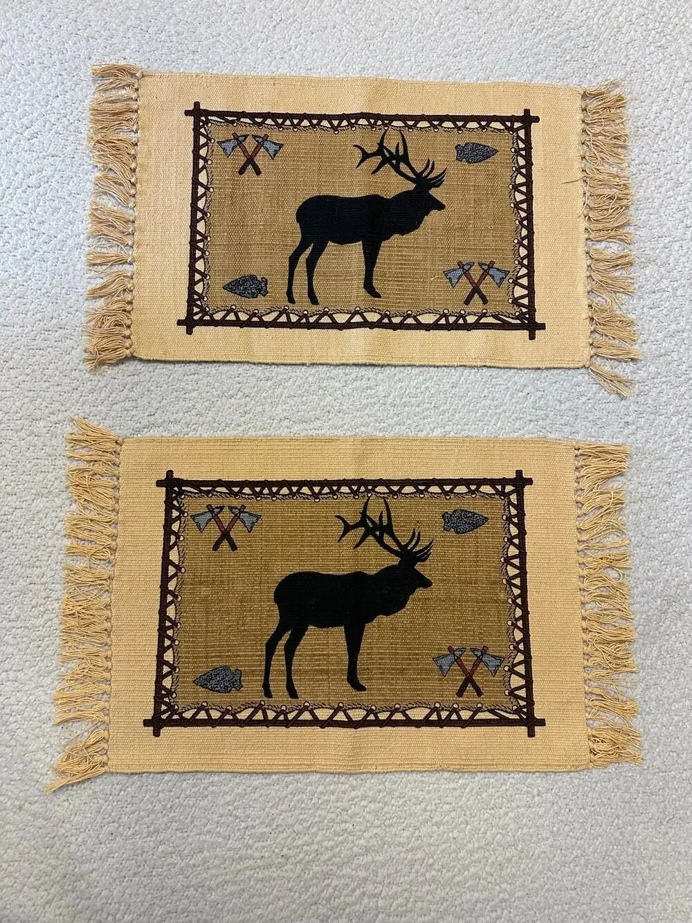 Cotton Southwestern Style Placemats Set of 2